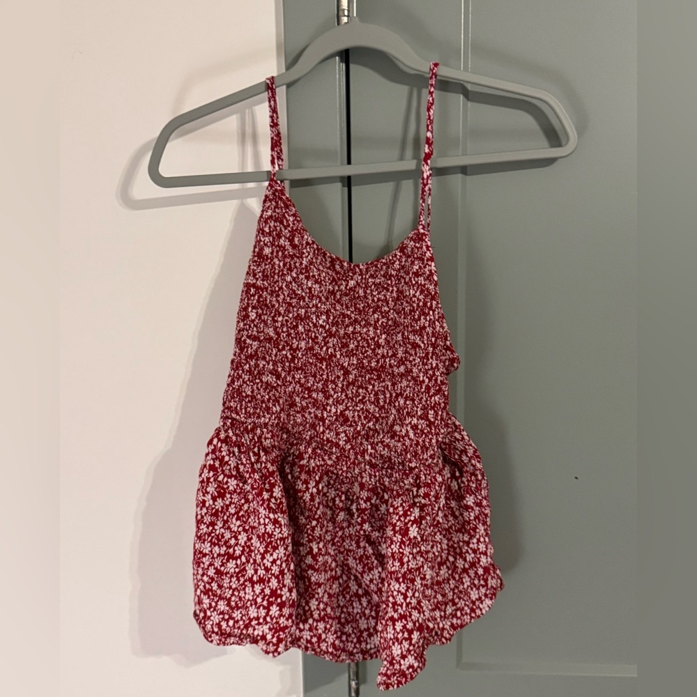 Spaghetti strap crop top